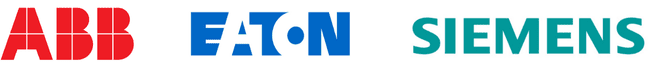 ABB Eaton and Siemens logo